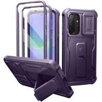 Armored case for Samsung Galaxy A36 5G, Dexnor Full Body (Two Frames), purple
