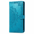 Flip case for TCL 20 SE, Mandala, blue