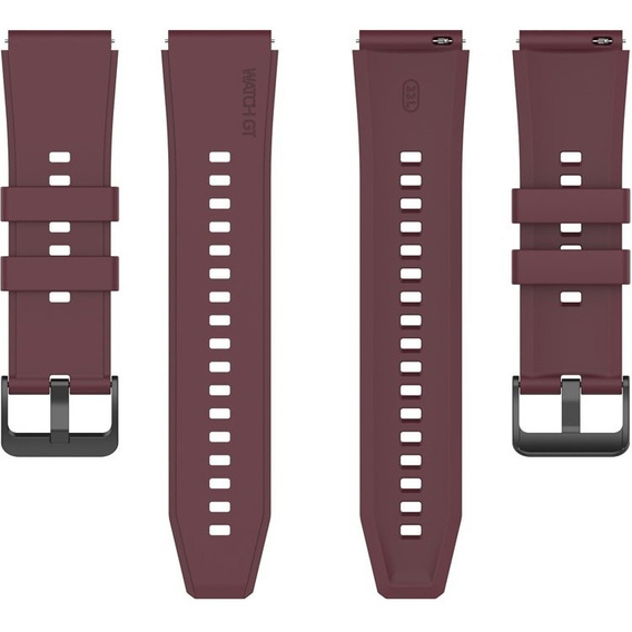 Silicone strap for Huawei Watch GT 2 Pro - Wine Red
