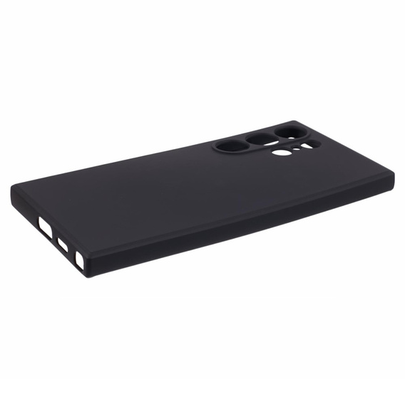 Case for Samsung Galaxy S24 Ultra, Silicone Lite, black