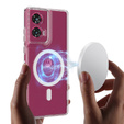 Case for Motorola Edge 50 Fusion, Fusion Hybrid, for MagSafe, transparent