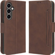 Flip case for Samsung Galaxy S23 FE, Card Slot, brown