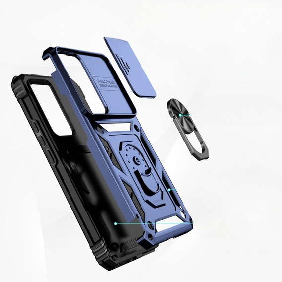 Case for Xiaomi 12T 5G / 12T Pro 5G, CamShield Slide, dark blue