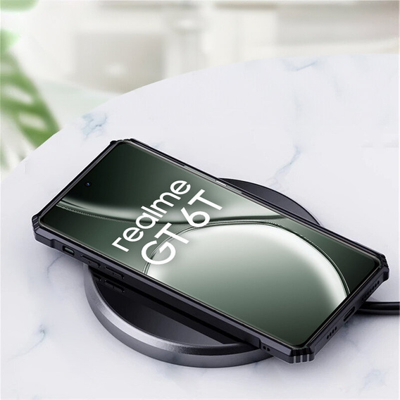 Case for Realme GT 6 / 6T, AntiDrop Hybrid, black