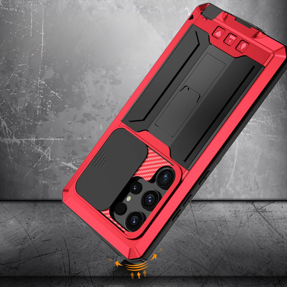 Armored case for Samsung Galaxy S25 Ultra, R-JUST, red