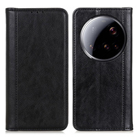 Flip case for Xiaomi 15 Ultra, Split Leather, black