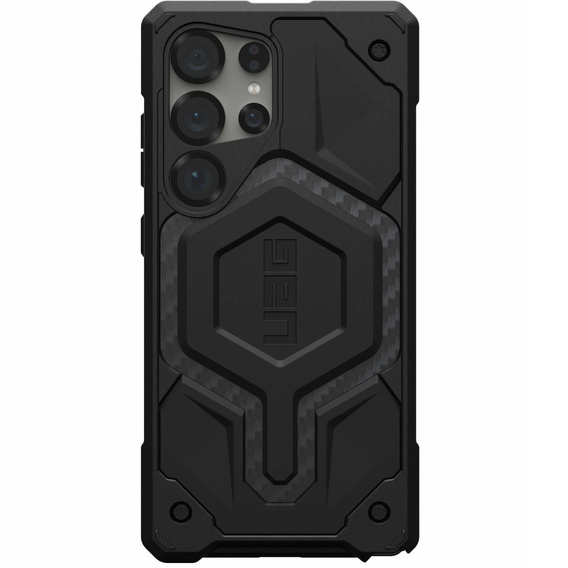 Urban Armor Gear case for Galaxy S25 Ultra, Monarch Pro MagSafe, carbon black