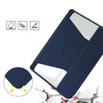 Keyboard case for iPad Pro 11" 2024 (5 gen.), Rotary 360° Leather, dark blue