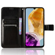 Flip case for Samsung Galaxy M15 5G, Crazy Horse Wallet, black