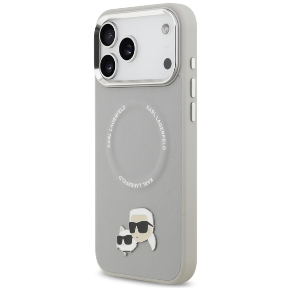 Karl Lagerfeld Karl & Choupette Pins MagSafe Case for iPhone 17 Pro