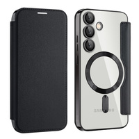 Flip case for Samsung Galaxy S24 FE, RFID Wallet MagSafe CamShield, black