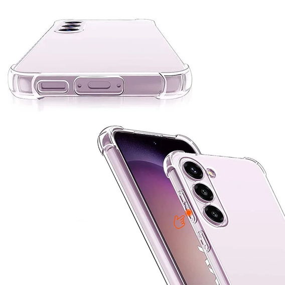Case for Samsung Galaxy S23 FE, Dropproof, transparent