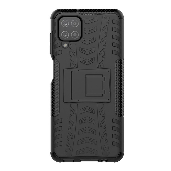 Case for Samsung Galaxy A12 / M12 / A12 2021, Tire Armor, black