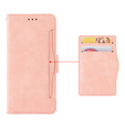 Flip case for Infinix Hot 50 4G, Card Slot, pink