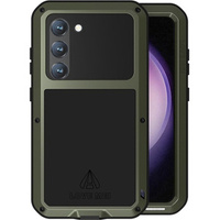 Love Mei Case for Samsung Galaxy S23, armored with glass, green