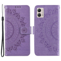 Flip case for Motorola Moto G53 5G, Mandala, purple