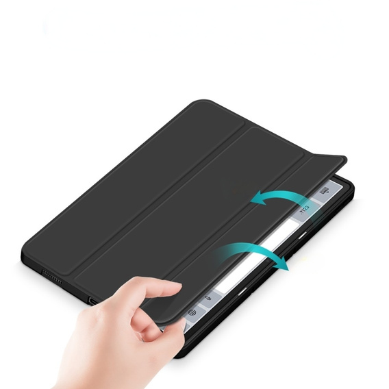 Case for Lenovo Tab P12, Smartcase with stylus space, black