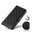 Crossbody Leather Wallet flip case for Honor 400 Pro 5G, black