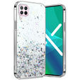 Case for Huawei P40 Lite, Glittery, transparent