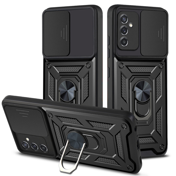 Case for Samsung Galaxy M52 5G, CamShield Slide, black
