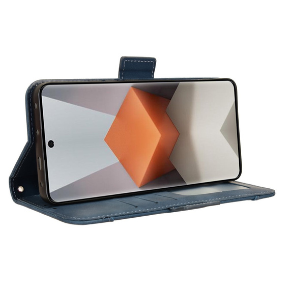 Flip case for Xiaomi Redmi Note 13 Pro+, Card Slot, blue