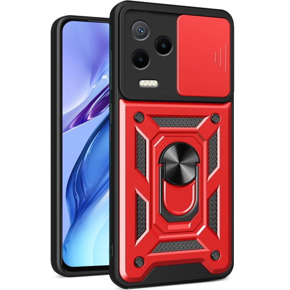 Case for Infinix Note 12 2023, CamShield Slide, red
