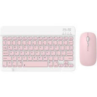 Wireless keyboard and Bluetooth mouse set for Android/Windows, pink