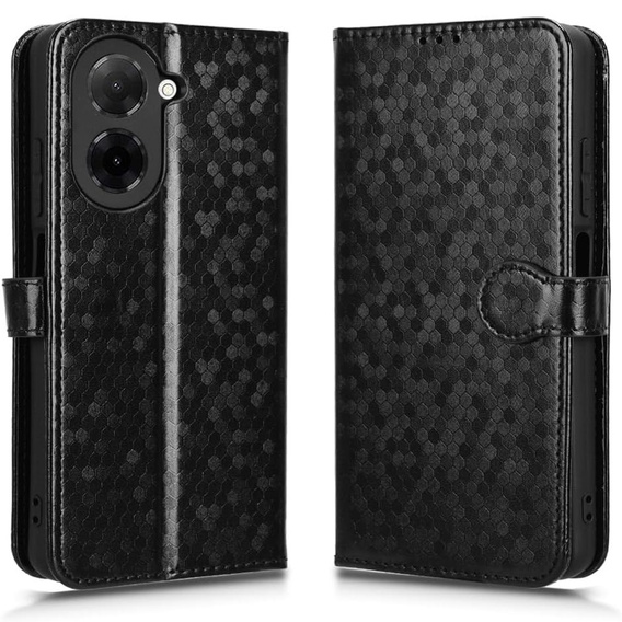 Flip case for Xiaomi Redmi A5, Wallet Rhombus, black