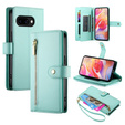 Flip case for Samsung Galaxy A56 5G, Wallet Zipper Pocket, green