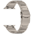 Stainless segments bracelet for Apple Watch 7/6/5/4/SE/3/2/1 45/44/42mm, Silver