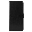 Flip case for Infinix Note 12 5G, Crazy Horse Wallet, black