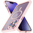 Case for iPhone 15 Pro Max, ERBORD Impact Guard, MagSafe, pink
