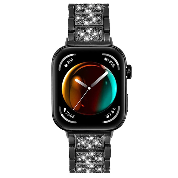 Diamond Bracelet for Xiaomi Smart Band 8 Pro, Black