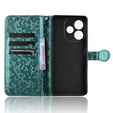 Flip case for Oppo A5 Pro 5G, Wallet Rhombus, green