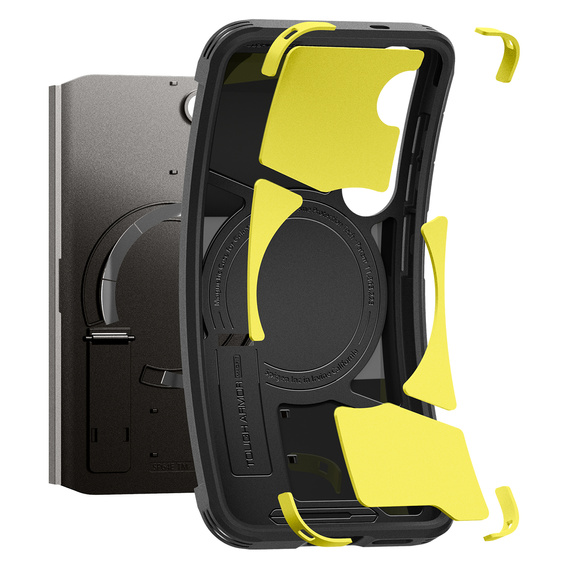 Spigen Tough Armor Mag Gunmetal Case for Samsung Galaxy S25