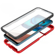 Case for Motorola Moto G42 4G, Shockproof, with film, red
