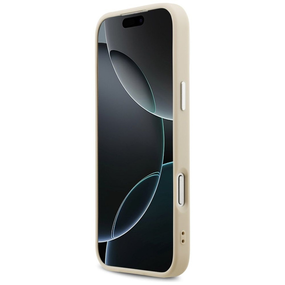 GUESS Peony Hot Stamp Script MagSafe Case for iPhone 17 Pro Max