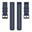 Silicone Universal Strap 22mm, navy blue