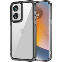 Case for Motorola Edge 50 Fusion 5G, Fusion Hybrid, transparent / black