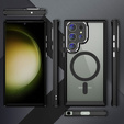 Case for Samsung Galaxy S24 Ultra, ERBORD Impact Guard, MagSafe, black