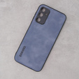 Case for Samsung Galaxy A14 5G, ERBORD Business, with metal plate for car mounts, blue