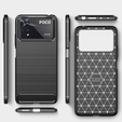 Case for Xiaomi Poco X4 Pro 5G, Carbon, black