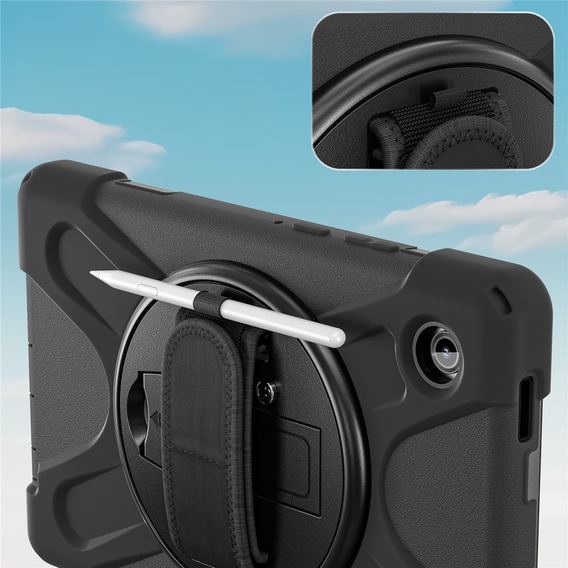 Armoured case with stand and shoulder strap for Samsung Galaxy Tab A11