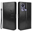 Flip case for Infinix Hot 11s, Crazy Horse Wallet, black