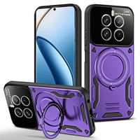 Armored Case for Realme 12 Pro 5G / 12 Pro+ 5G, Magnetic Ring, purple