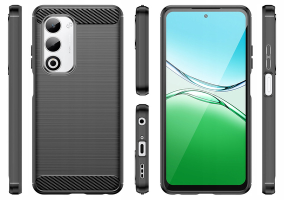 Case for Oppo A5 5G / A5m, Carbon, black