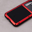 Love Mei Case for Samsung Galaxy A54 5G, armored with glass, red