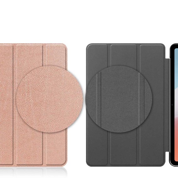 Case for Oppo Pad Air, Smartcase, pink rose gold