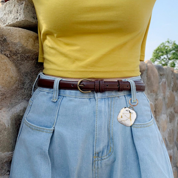 Case for Samsung Galaxy Buds 2 / 2 Pro / Pro / Live, white marble