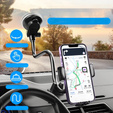Car windscreen mount Long Arm 30cm for phones 4.7–7 inches